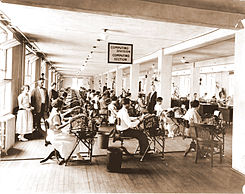 Зал счётных машин «Computing Division» Казначейства США. 1920-е